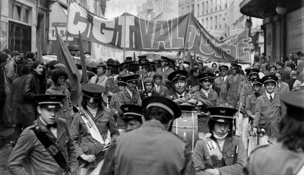 Annual demonstration for Labor Day, Paris, 1973