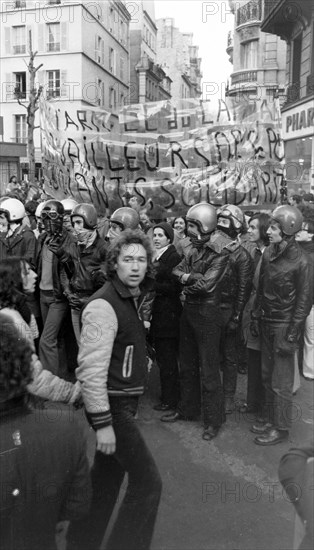 Annual demonstration for Labor Day, Paris, 1973