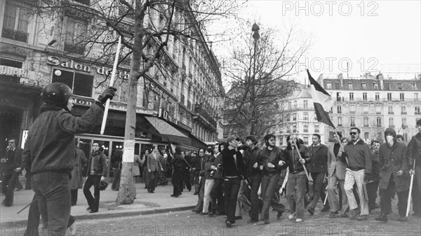 Demonstration of Ordre Nouveau activists, Paris, 1973