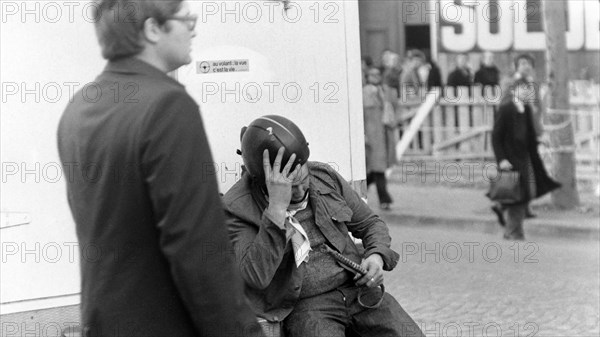 Manifestation des militants d'Ordre Nouveau, Paris, 1973