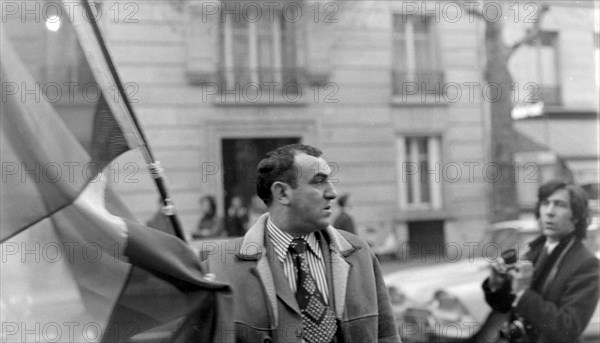 Manifestation des militants d'Ordre Nouveau, Paris, 1973