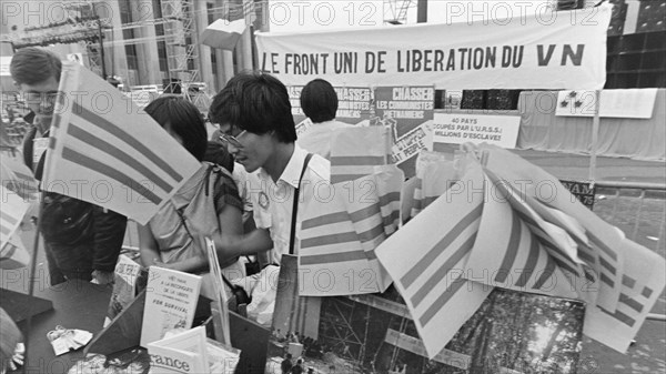 Manifestation anti-Gorbatchev, Paris, 1985