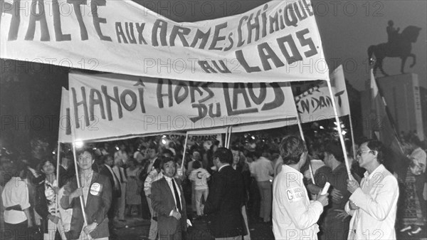 Anti-Gorbatchev demonstration, Paris, 1985