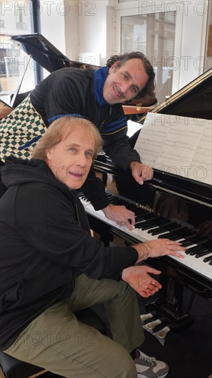 Richard Clayderman et Chilly Gonzales, 2023