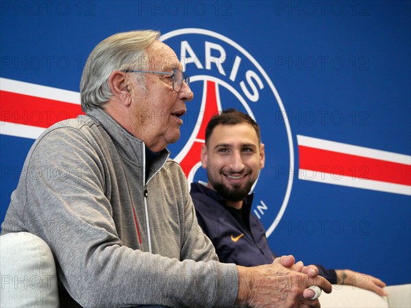 Camille Choquier et Gianluigi Donnarumma (2023)