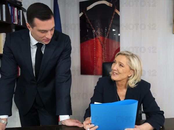 Jordan Bardella et Marine Le Pen, 2024