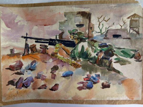 VIETNAM-CULTURE-MUSEE-PEINTURE