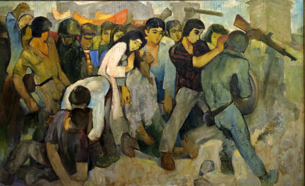 VIETNAM-CULTURE-MUSEE-PEINTURE