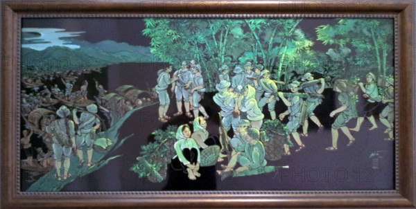 VIETNAM-CULTURE-MUSEE-PEINTURE