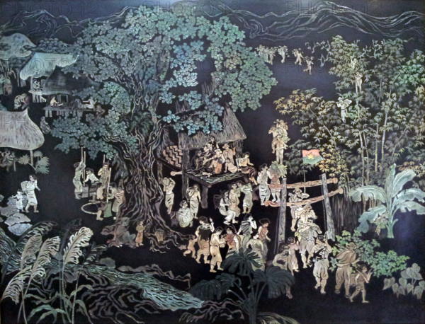 VIETNAM-CULTURE-MUSEE-PEINTURE