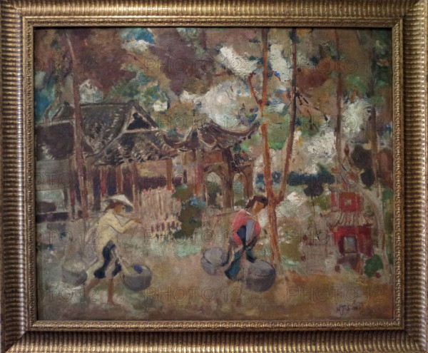 VIETNAM-CULTURE-MUSEE-PEINTURE