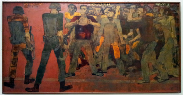 VIETNAM-CULTURE-MUSEE-PEINTURE