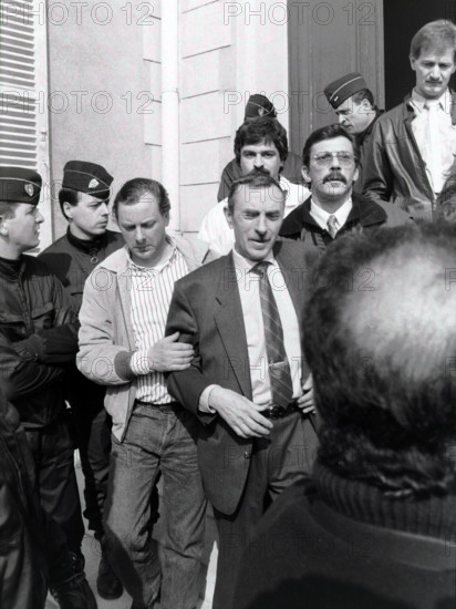 Manifestation à Clichy-sous-Bois, en 1989