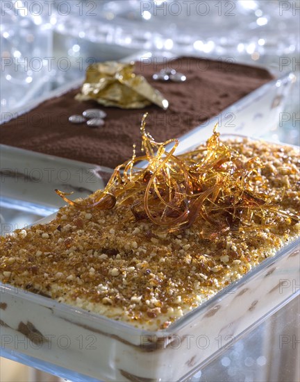 Repas de Noël en strass : tiramisu