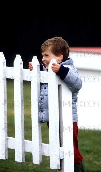 Prince William at polo at Smiths Lawn, WindsorI