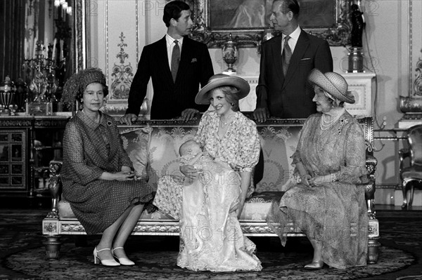 La famille royale britannique, en 1982