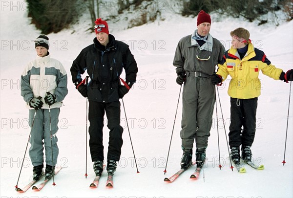 Prince Charles et ses fils.