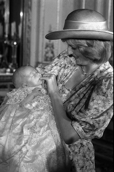 Prince William et princesse Diana