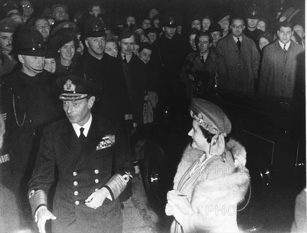 George VI et la reine Elizabeth