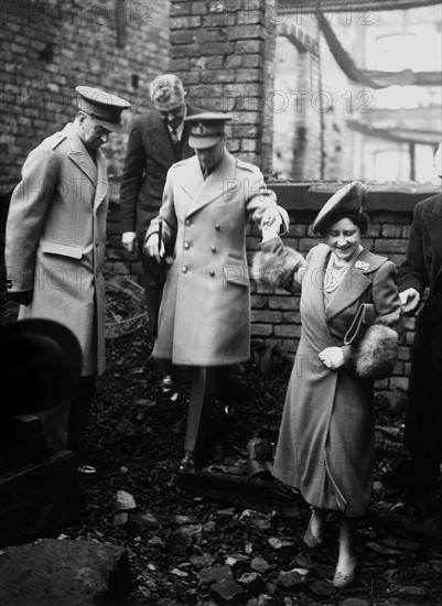 Le roi George VI et la reine Elizabeth