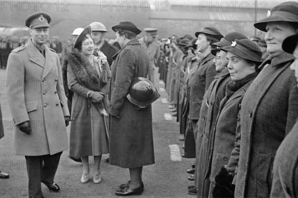 George VI and Queen in Coventry.
25th feb 1942