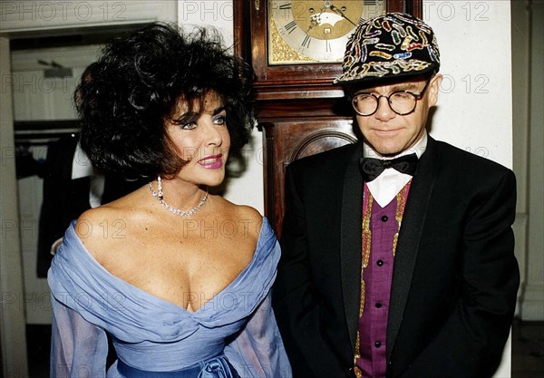 Elizabeth Taylor et Elton John