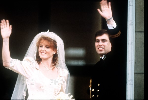 Mariage du prince Andrew et de Sarah Ferguson