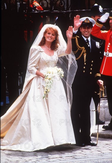 Mariage du prince Andrew et de Sarah Ferguson