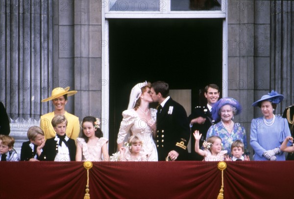 Mariage du prince Andrew et de Sarah Ferguson