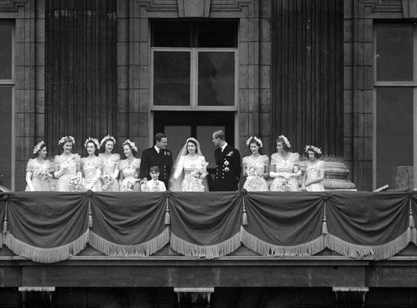 Mariage de la princesse Elisabeth et du Prince Philip Mountbatten