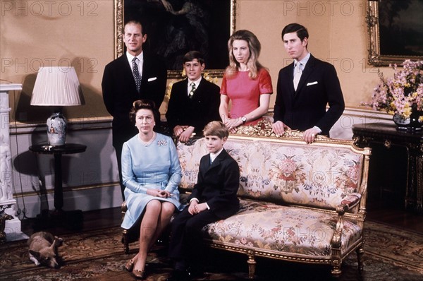 La famille royale britannique, 1972