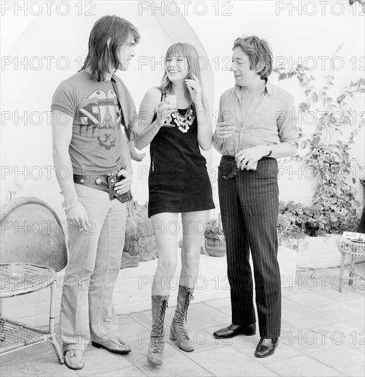 Jane Birkin, Serge Gainsbourg et Oliver Tobias