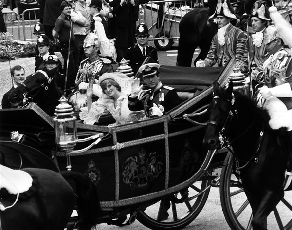 Mariage du prince Charles et de Lady Diana Spencer