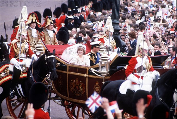 Mariage du prince Charles et de Lady Diana Spencer