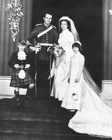 Mariage de la princesse Anne et du capitaine Mark Philips