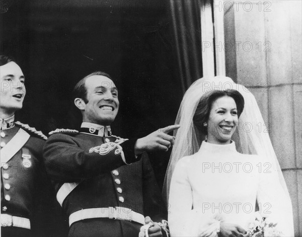 Mariage de la princesse Anne et du capitaine Mark Philips