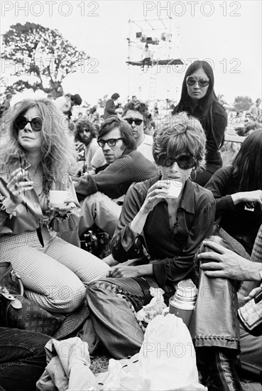 Jane Fonda au festival de l'île de Wight