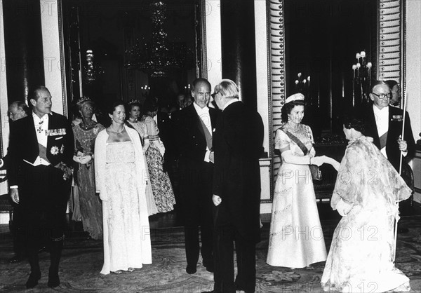 Le President Giscard d'Estaing à Londres