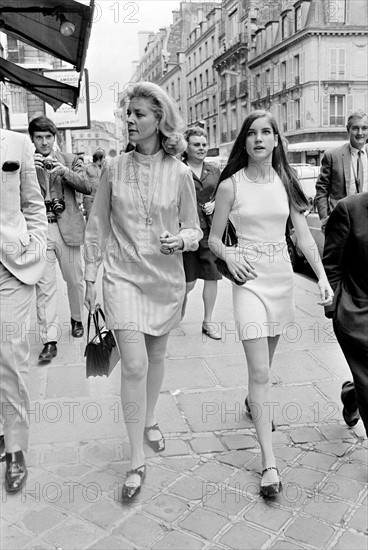 Lauren Bacall et sa fille