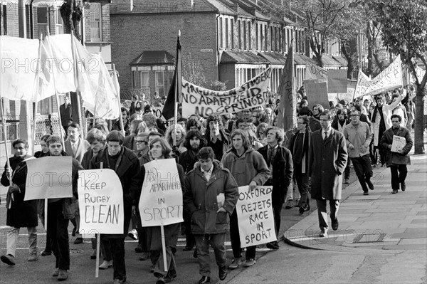 Manifestation anti-apartheid