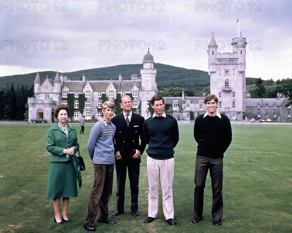 La reine Elisabeth II en famille