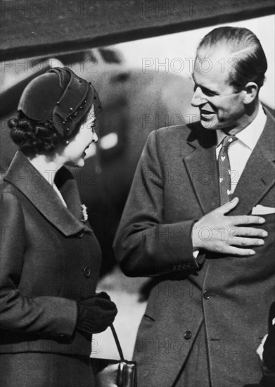 La reine Elisabeth II et le prince Philip