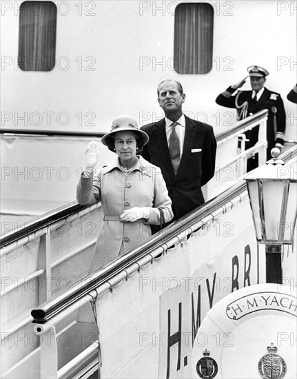 La reine Elisabeth II et le prince Philip