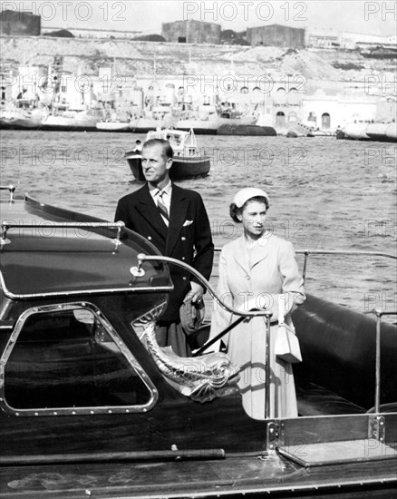 La reine Elisabeth II et le Prince Philip