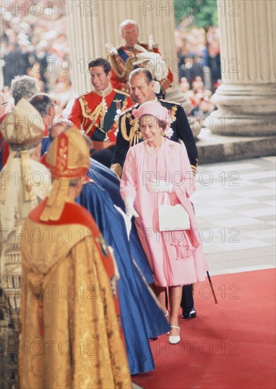 La reine Elisabeth II et le prince Philip Mountbatten, 1977