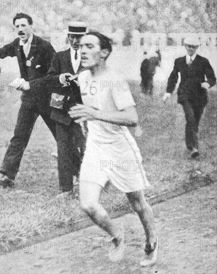 JO de Londres : le marathonien Johnny Hayes