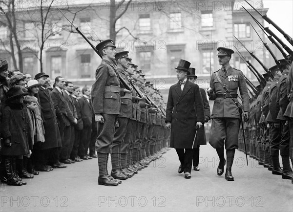 Le Prince de Galles, futur Edouard VIII d'Angleterre