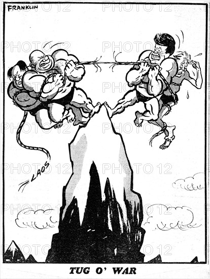 Caricature sur les relations diplomatiques internationales