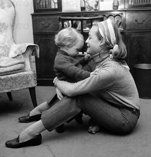 Romy Schneider et son fils