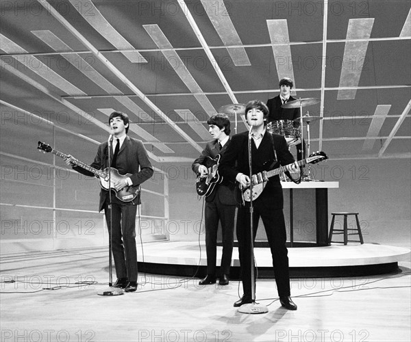 Les Beatles sur le plateau du Ed Sullivan Show